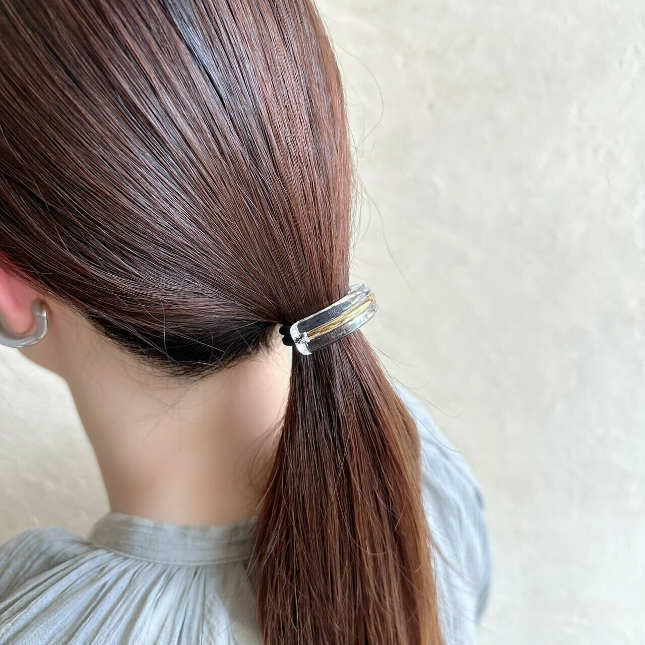 Hair Tie x 透明樹脂金屬髮帶