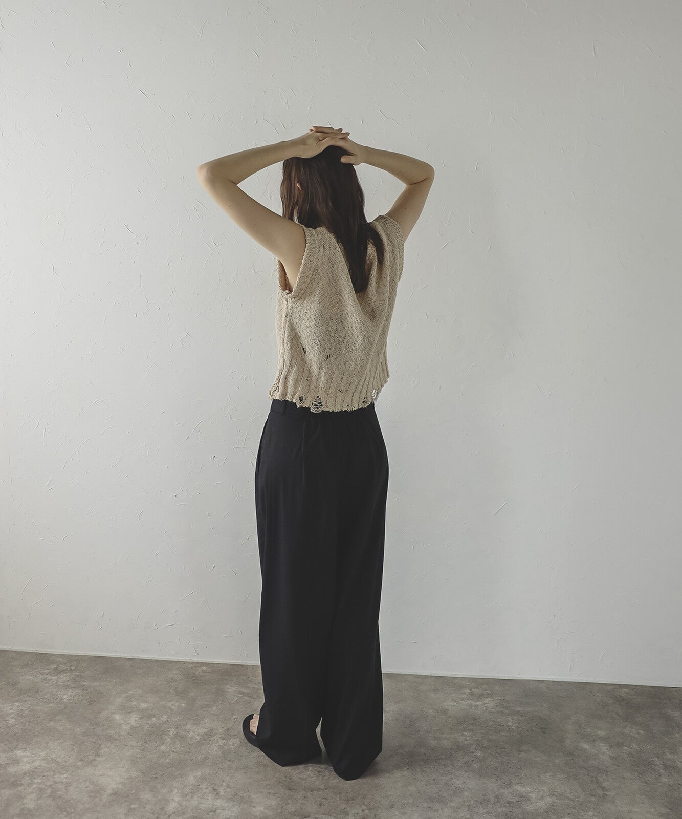Vest/Gilet 破壞風針織背心