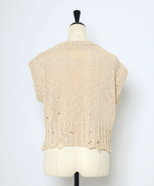 Vest/Gilet 破壞風針織背心