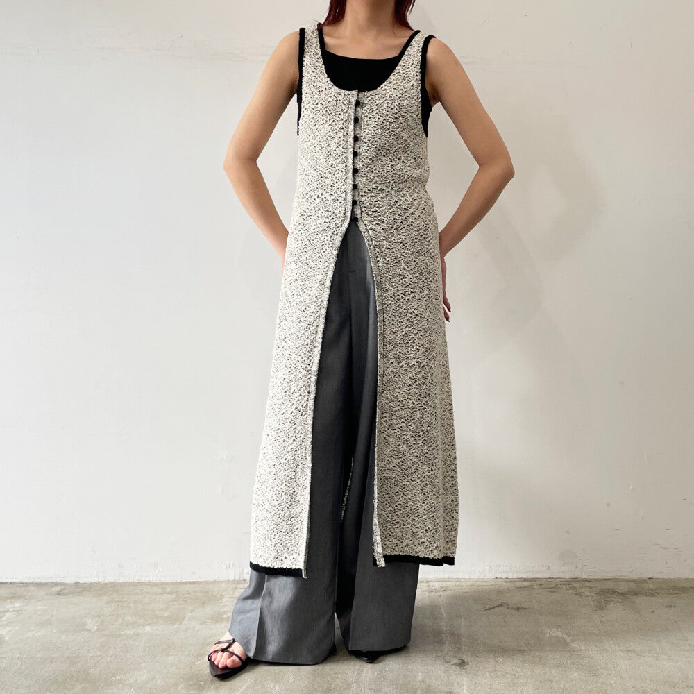 Casual Dress 混織針織前開長裙