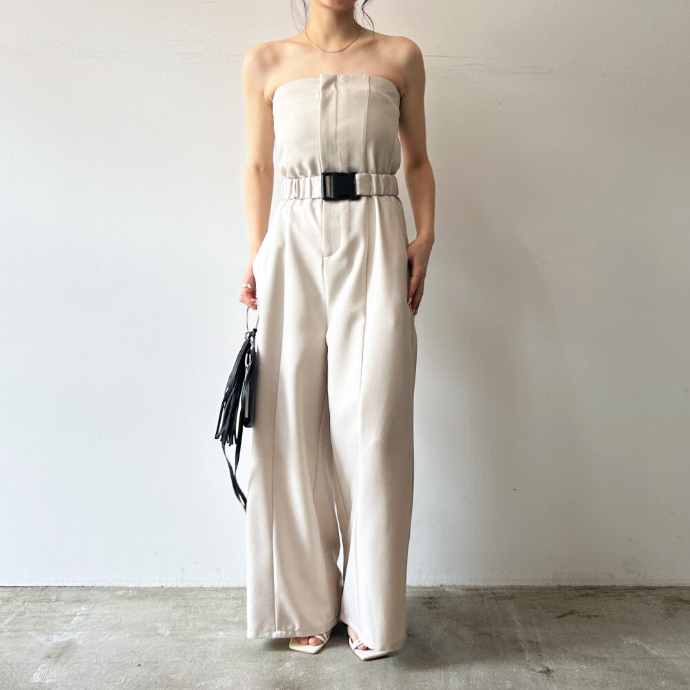 Jumpsuit/Romper Salopettes 裸肩連身褲
