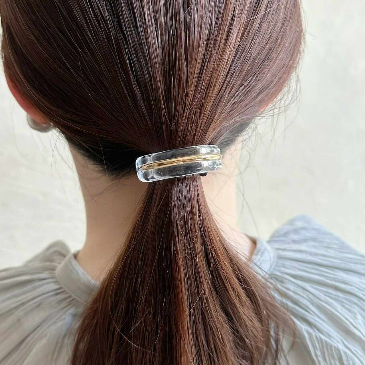 Hair Tie x 透明樹脂金屬髮帶