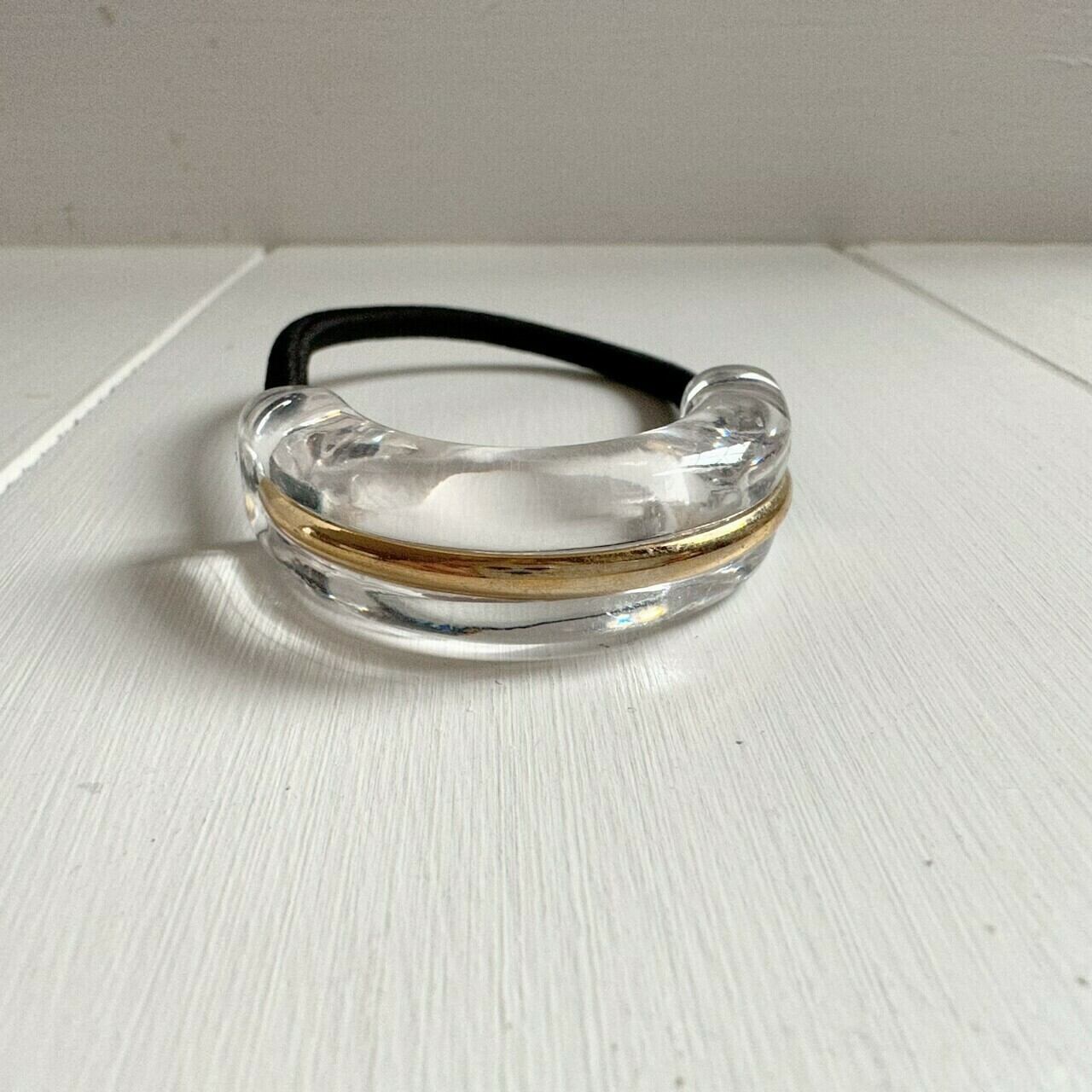 Hair Tie x 透明樹脂金屬髮帶