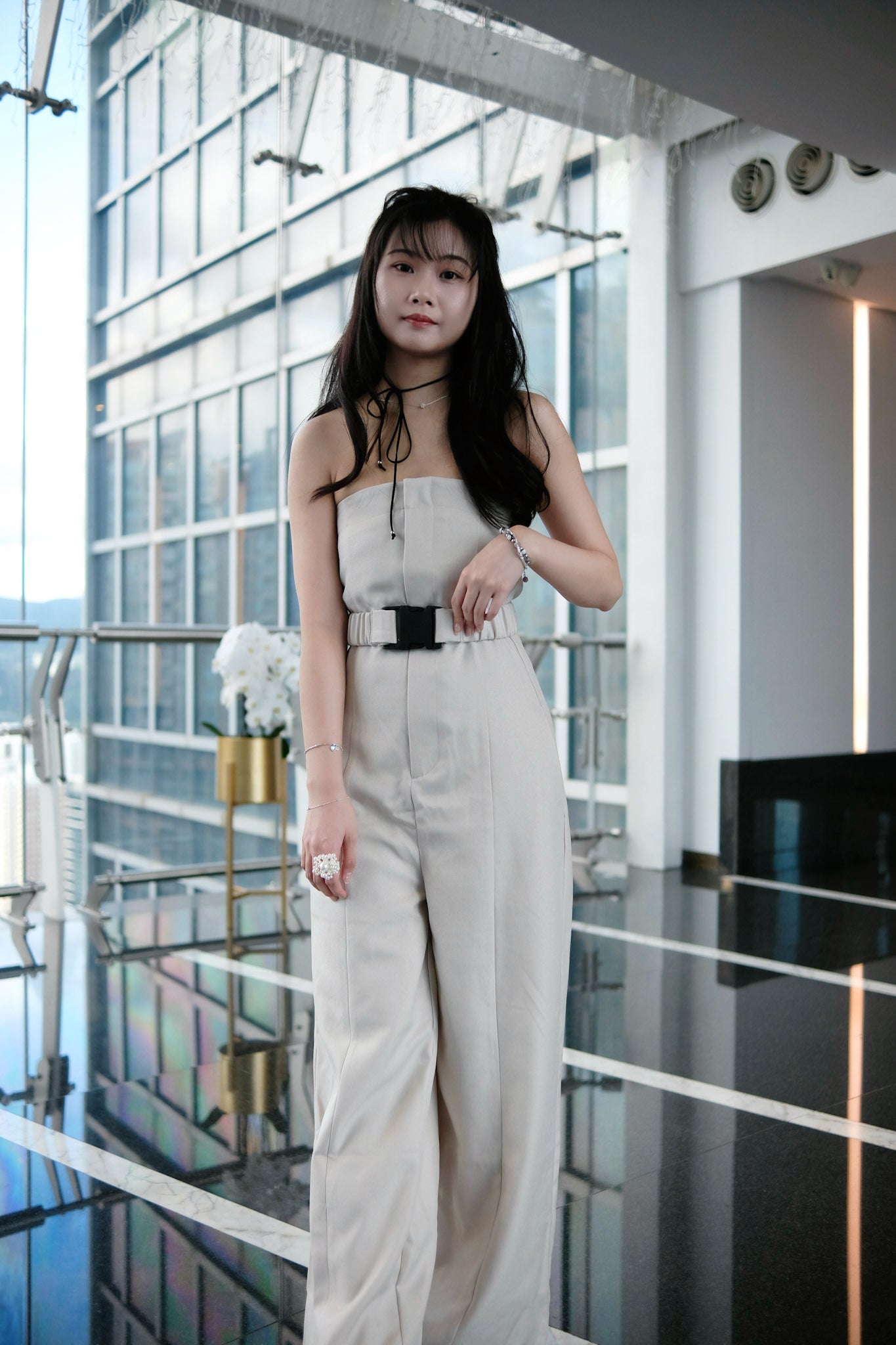 Jumpsuit/Romper Salopettes 裸肩連身褲