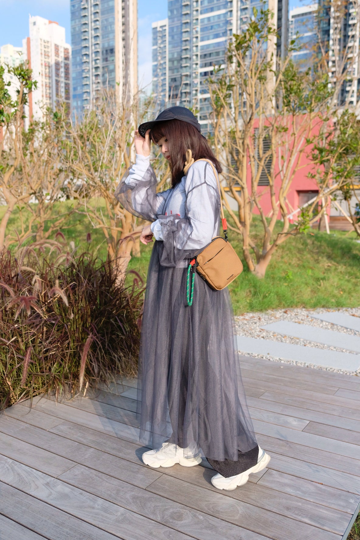 Casual Sheer Dress x 透明連身外搭紗裙