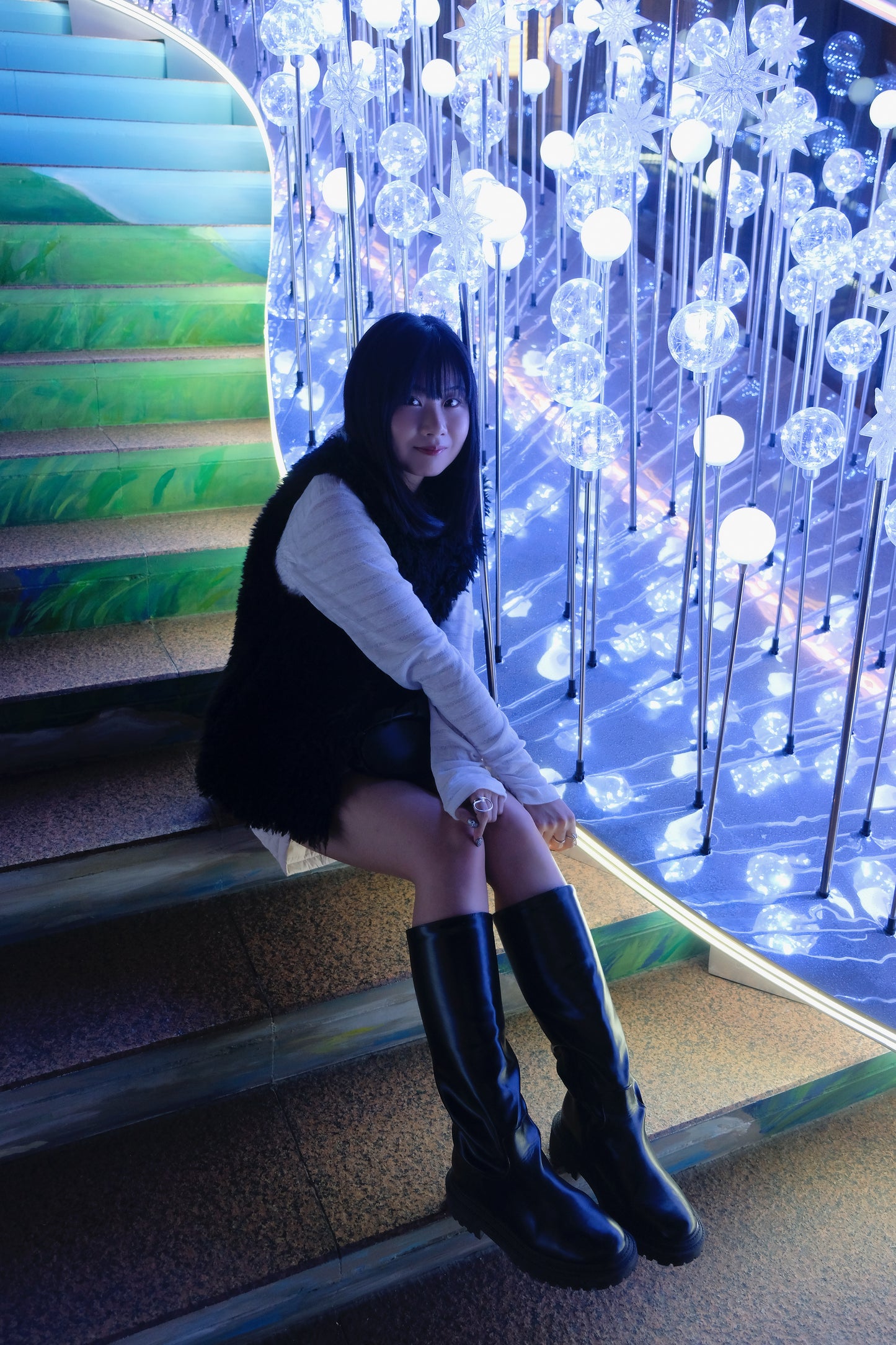 Poodle-Like Fur Gilet x 柔軟毛毛背心