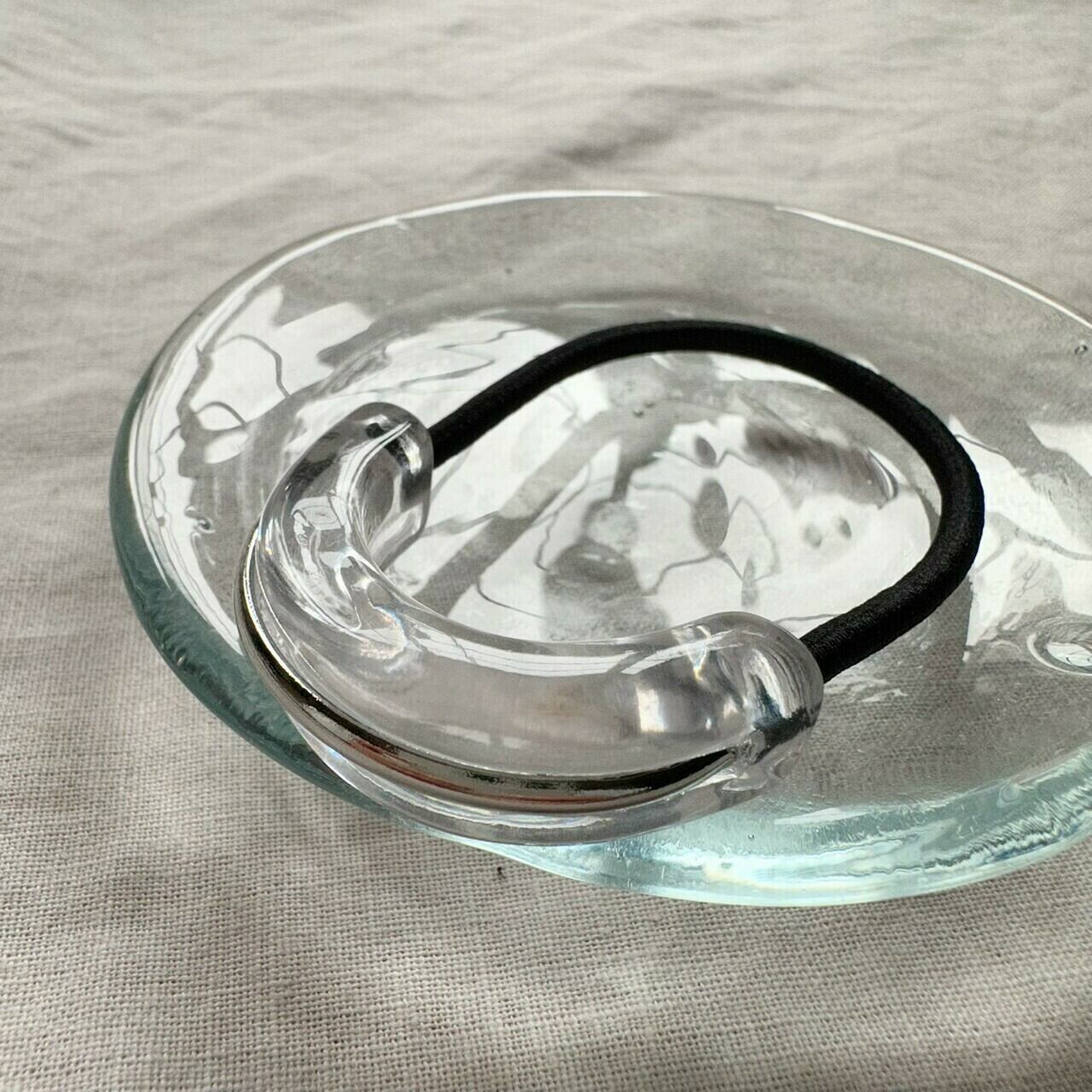 Hair Tie x 透明樹脂金屬髮帶