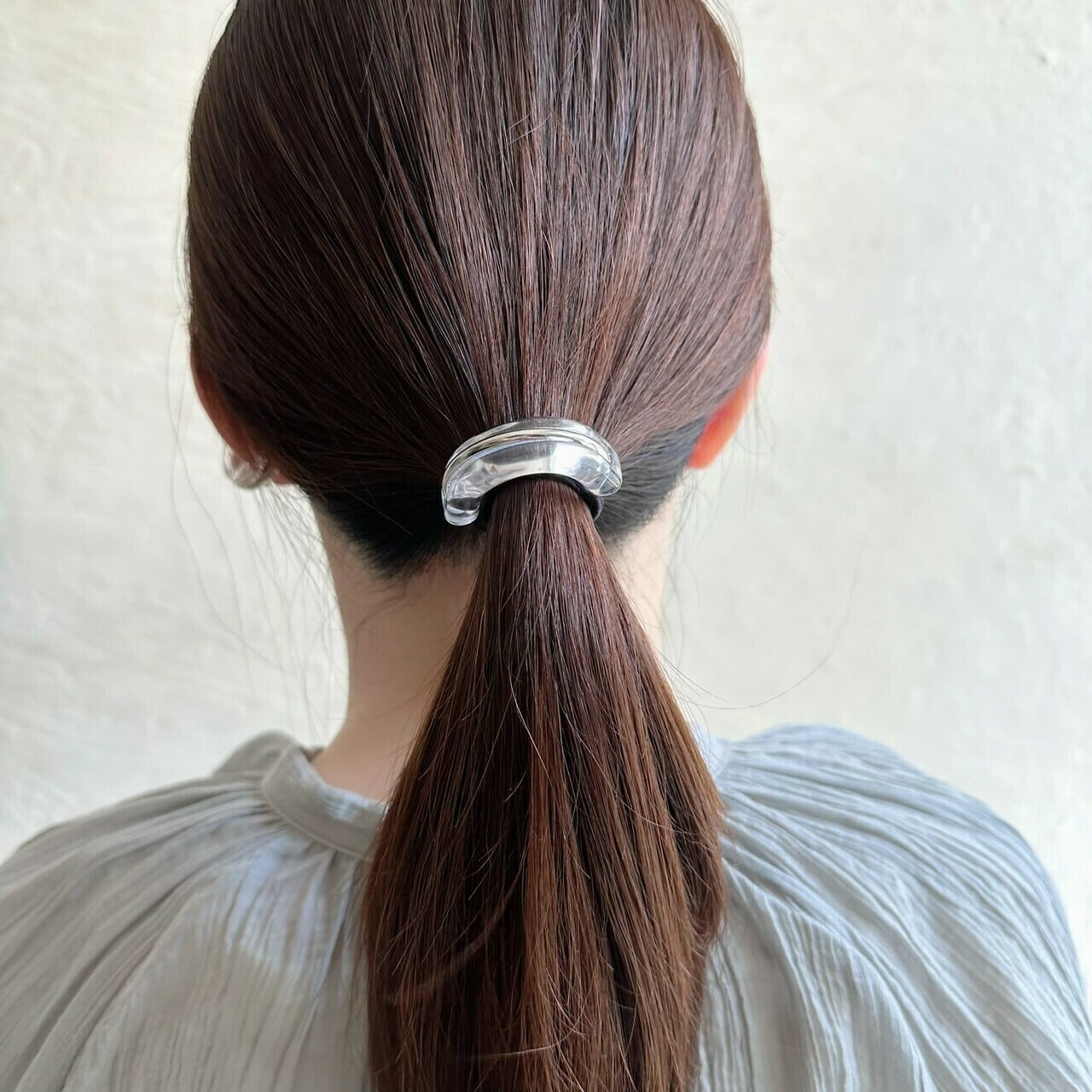 Hair Tie x 透明樹脂金屬髮帶