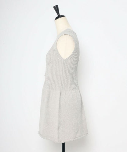Vest/Gilet Boucle Peplum 針織荷葉下擺無袖背心