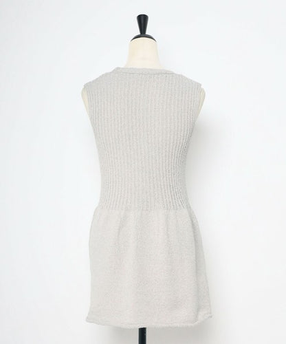 Vest/Gilet Boucle Peplum 針織荷葉下擺無袖背心