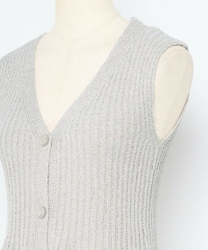 Vest/Gilet Boucle Peplum 針織荷葉下擺無袖背心