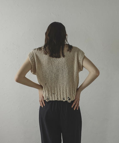 Vest/Gilet 破壞風針織背心