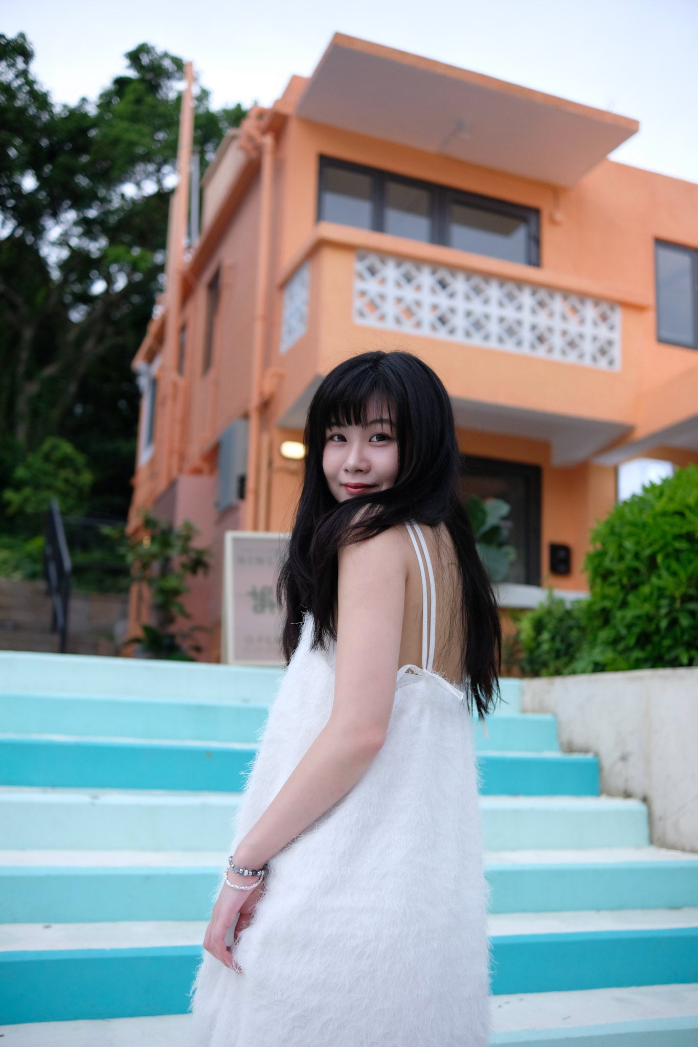 Casual Camisole Dress 毛絨絨吊帶長裙