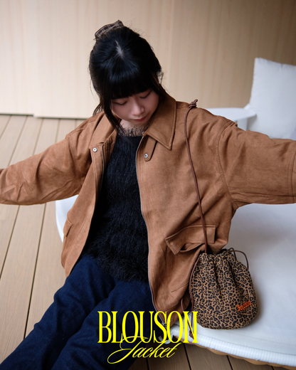秋冬の定番 Blouson Jacket 經典秋冬麂皮外套🍂❄️☃️￼