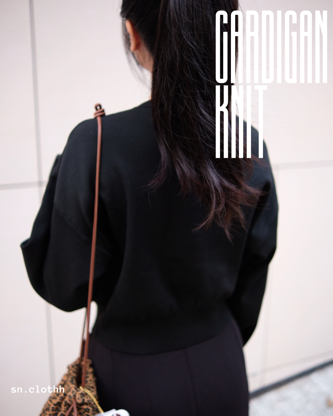 秋冬の定番 Cardigan Knit 刺繡針織小外套🧶