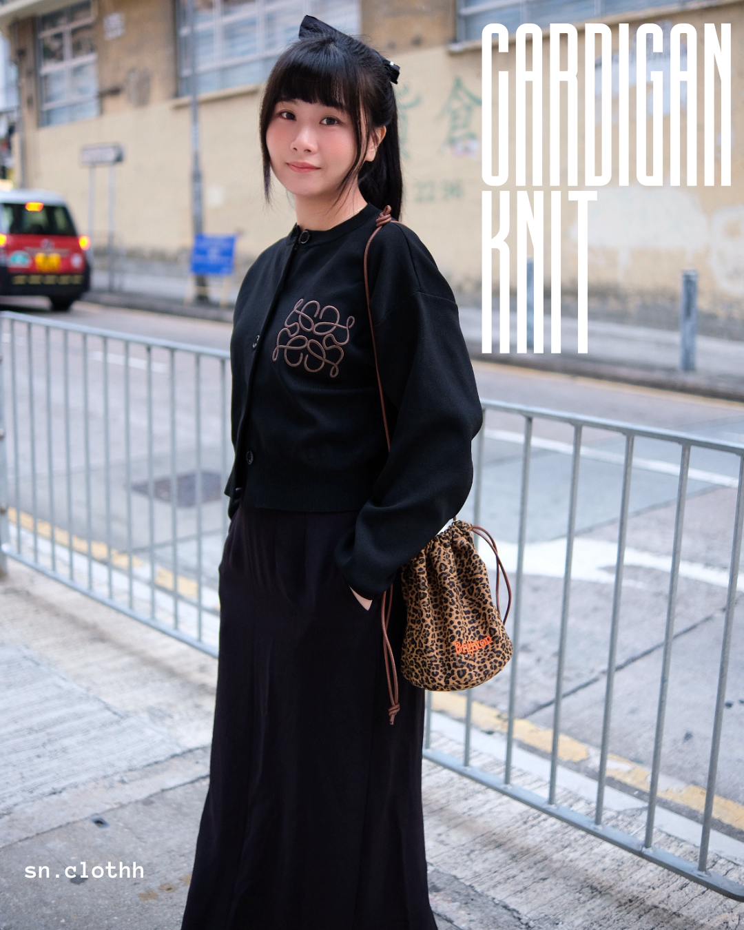 秋冬の定番 Cardigan Knit 刺繡針織小外套🧶