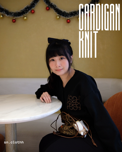 秋冬の定番 Cardigan Knit 刺繡針織小外套🧶