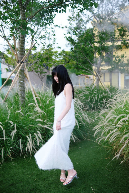 Casual Camisole Dress 毛絨絨吊帶長裙