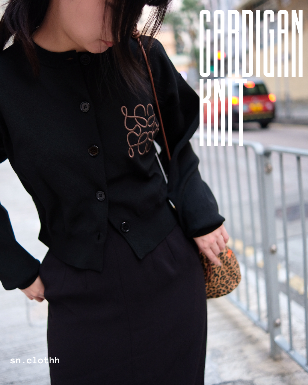 秋冬の定番 Cardigan Knit 刺繡針織小外套🧶