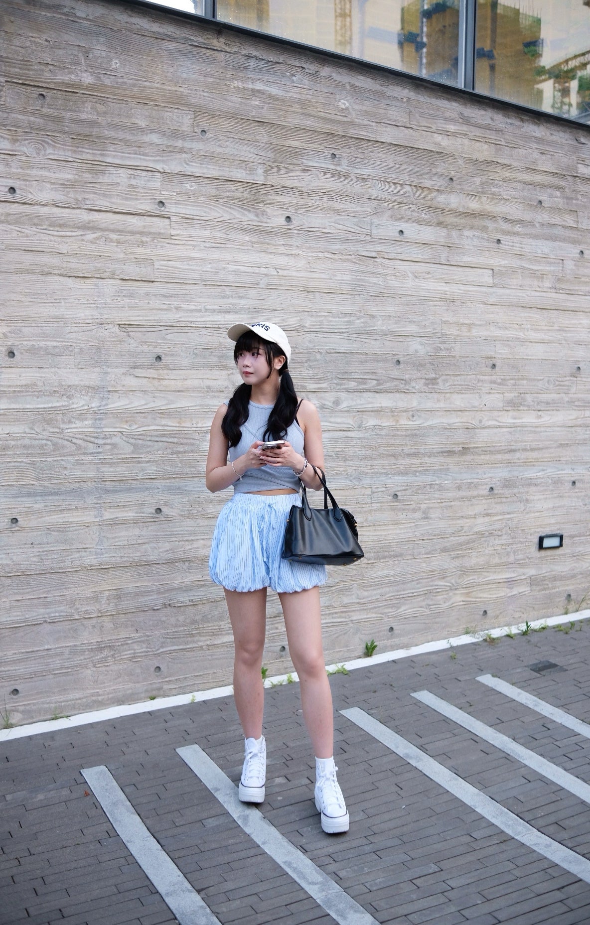 [made in kr.] Rib Pumpkin Shorts 條紋泡泡南瓜短褲