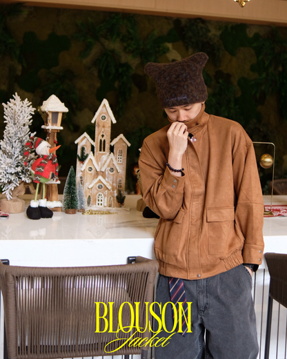 秋冬の定番 Blouson Jacket 經典秋冬麂皮外套🍂❄️☃️￼