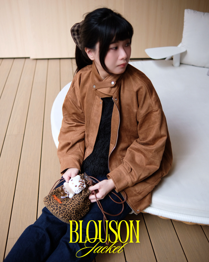 秋冬の定番 Blouson Jacket 經典秋冬麂皮外套🍂❄️☃️￼