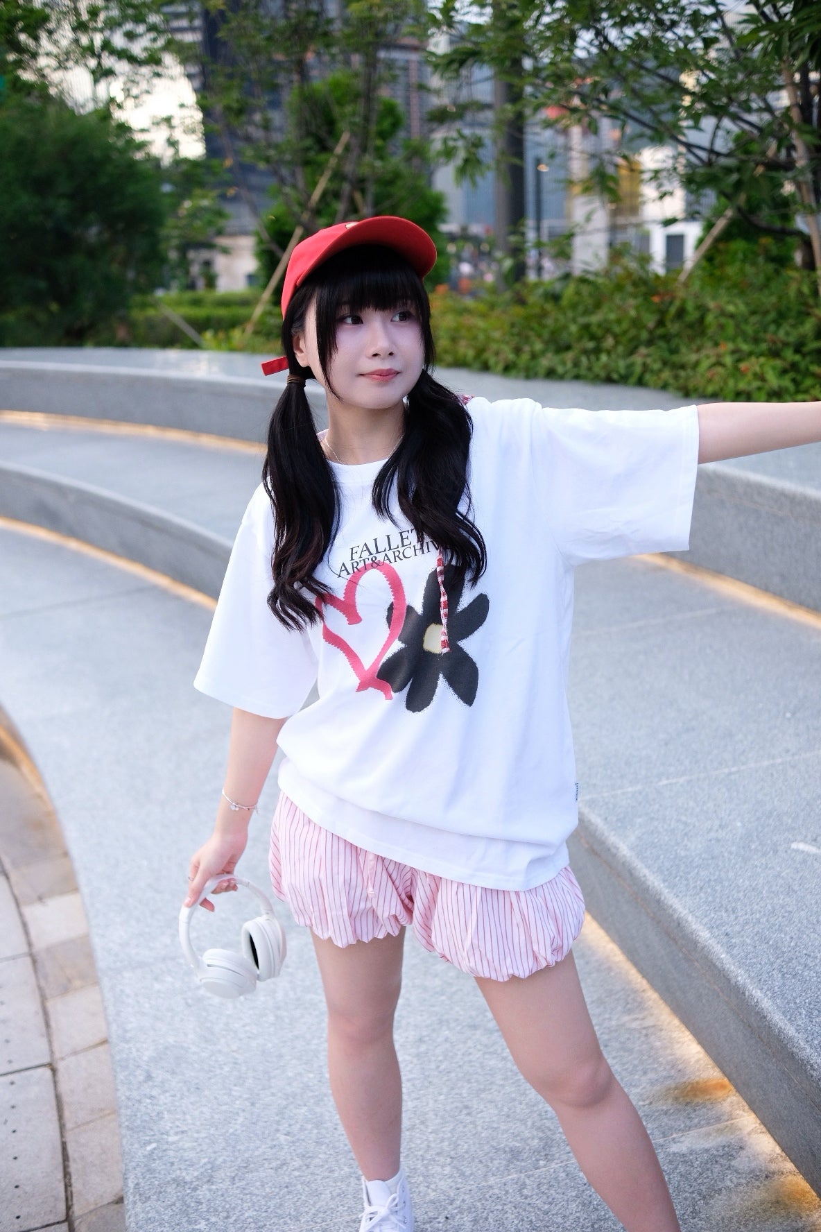 [made in kr.] Rib Pumpkin Shorts 條紋泡泡南瓜短褲