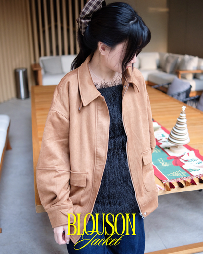 秋冬の定番 Blouson Jacket 經典秋冬麂皮外套🍂❄️☃️￼